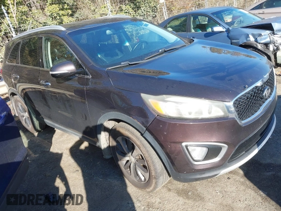 2016 Kia Sorento EX with VIN 5XYPH4A11GG012247, listed as a IAAI auction lot 41304466 with 208,557 mi miles. Bid and sale history available at carsss.com. Image 1.