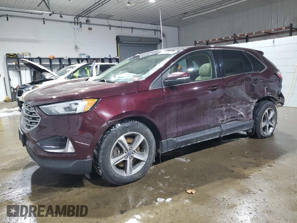 2019 Ford Edge SEL with VIN 2FMPK4J9XKBC42238, listed as a Copart auction lot 43998225 with 98,657 mi miles and Salvage Title. Bid and sale history available at carsss.com. Image 1.