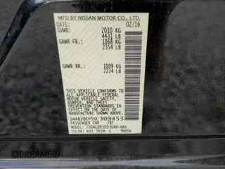 2016 Nissan LEAF S with VIN 1N4BZ0CP5GC309453, listed as a Copart auction lot 71820433 with 50,399 mi miles. Bid and sale history available at carsss.com. Image 12.