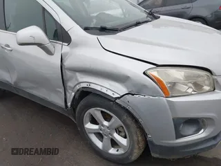 2015 Chevrolet Trax LTZ with VIN 3GNCJTSB7FL235895, listed as a IAAI auction lot 41279161 with 158,877 mi miles. Bid and sale history available at carsss.com. Image 6.