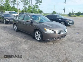 2013 Nissan Maxima SV with VIN 1N4AA5APXDC803564, listed as a IAAI auction lot 42631955 with 111,178 mi miles and . Bid and sale history available at DreamBid. Image 1.