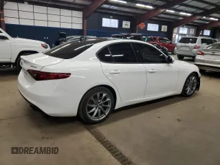 2022 Alfa Romeo Giulia with VIN ZARFAMAN3N7653046, listed as a Copart auction lot 88472385 with 28,409 mi miles and Clean title. Bid and sale history available at DreamBid. Image 3.