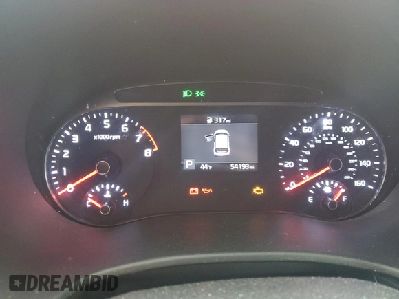 2020 Kia Soul LX with VIN KNDJ23AU9L7120909, listed as a Copart auction lot 87482474 with 54,193 mi miles and Clean Title. Bid and sale history available at carsss.com. Image 9.