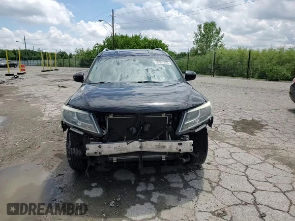 2015 Nissan Pathfinder SL with VIN 5N1AR2MMXFC676803, listed as a Copart auction lot 56932855 with 181,459 mi miles and Salvage title. Bid and sale history available at DreamBid. Image 14.