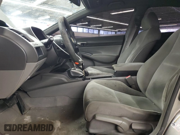 2006 Honda Civic LX with VIN 1HGFA16516L051998, listed as a Copart auction lot 47038345 with 166,496 mi miles and Salvage Title. Bid and sale history available at DreamBid. Image 7.