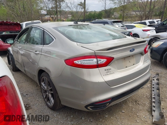 2015 Ford Fusion Titanium with VIN 3FA6P0K96FR180181, listed as a IAAI auction lot 41940248 with 63,120 mi miles. Bid and sale history available at carsss.com. Image 14.
