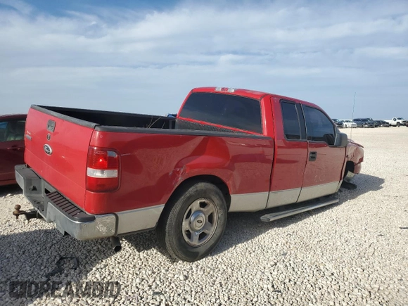 2006 Ford F-150 STX with VIN 1FTRX12W06FA10978, listed as a Copart auction lot 48553435 with 0 mi miles and Salvage Title. Bid and sale history available at carsss.com. Image 3.