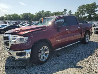 2020 Ram 1500 Big Horn with VIN 1C6SRFFT6LN394265, listed as a Copart auction lot 56744995 with 85,508 mi miles and Salvage title. Bid and sale history available at DreamBid. Image 1.