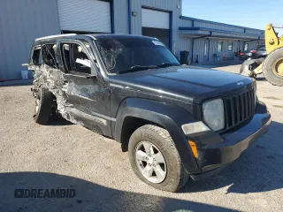 2012 Jeep Liberty Sport with VIN 1C4PJLAK4CW110404, listed as a Copart auction lot 47061095 with 216,103 mi miles and Salvage Title. Bid and sale history available at carsss.com. Image 4.