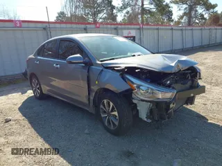 2022 Kia Rio S with VIN 3KPA24AD4NE458761, listed as a IAAI auction lot 41688272 with 25,532 mi miles. Bid and sale history available at carsss.com. Image 1.