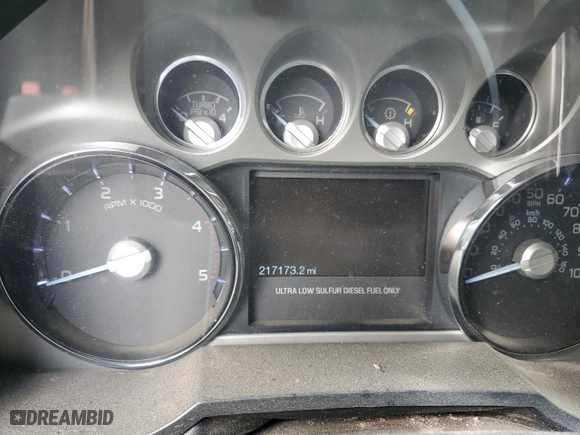 2012 Ford Super Duty F-250 SRW XL with VIN 1FT7W2BTXCEC81182, listed as a Copart auction lot 45674415 with 217,173 mi miles and Salvage Title. Bid and sale history available at carsss.com. Image 9.
