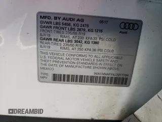 2018 Audi Q5 Premium with VIN WA1ANAFY4J2017764, listed as a Copart auction lot 69925572 with 67,518 mi miles. Bid and sale history available at carsss.com. Image 15.