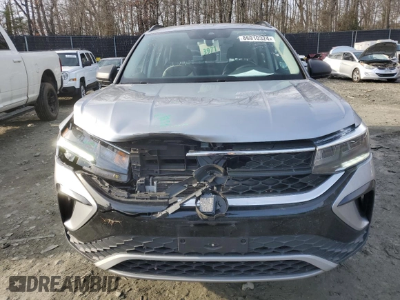 2023 Volkswagen Taos S с VIN 3VVFX7B20PM350279, выставлен на аукционе Copart как лот 86910324 с пробегом 32 445 миль миль и Списание • Salvage title. История ставок и продаж доступна на DreamBid. Изображение 5.