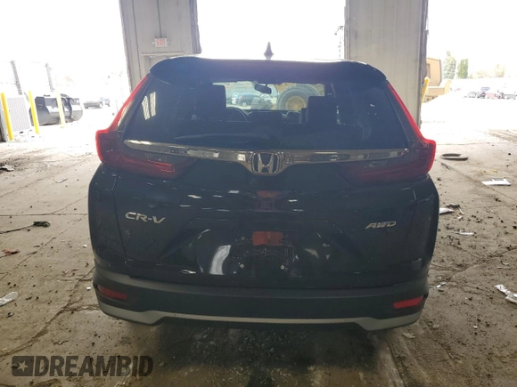 2021 Honda CR-V EX-L with VIN 5J6RW2H85ML014809, listed as a Copart auction lot 54898065 with 100,610 mi miles and Salvage title. Bid and sale history available at DreamBid. Image 6.