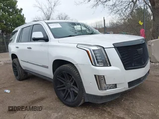 2017 Cadillac Escalade Platinum z VIN 1GYS4DKJ3HR232135, wystawiony jako IAAI lot #42107632 z przebiegiem 107 833 mil mil oraz . Historia ofert i sprzedaży dostępna na DreamBid. Obrazek 1.