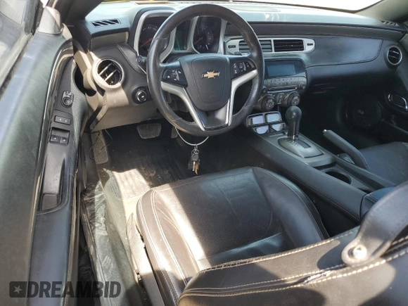 2012 Chevrolet Camaro 2LT with VIN 2G1FC1E37C9204081, listed as a Copart auction lot 56920145 with 200,648 mi miles and Salvage title. Bid and sale history available at DreamBid. Image 8.