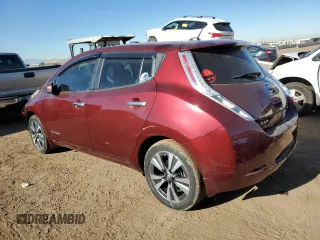 2016 Nissan LEAF SV with VIN 1N4BZ0CP8GC310287, listed as a Copart auction lot 89167585 with 0 mi miles and Salvage Title. Bid and sale history available at carsss.com. Image 2.