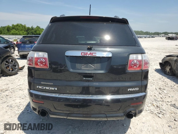 2012 GMC Acadia Denali with VIN 1GKKVTED8CJ265338, listed as a Copart auction lot 61384625 with 259,769 mi miles and Clean title. Bid and sale history available at DreamBid. Image 6.