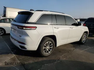 2023 Jeep Grand Cherokee Overland with VIN 1C4RJHDG8PC502208, listed as a Copart auction lot 86927734 with 53,732 mi miles and Salvage title. Bid and sale history available at DreamBid. Image 3.