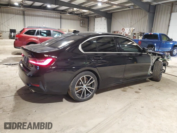 2020 BMW 3 Series 330i xDrive with VIN 3MW5R7J03L8B08865, listed as a Copart auction lot 47224565 with 112,981 mi miles and Salvage Title. Bid and sale history available at carsss.com. Image 3.