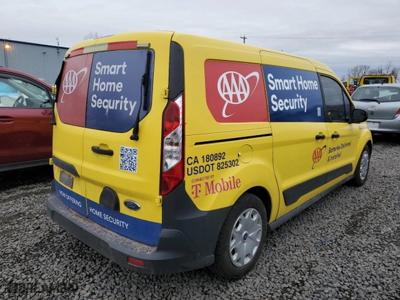 2018 Ford Transit Connect Van XL with VIN NM0LS7E72J1374964, listed as a Copart auction lot 45959445 with 105,840 mi miles and Clean Title. Bid and sale history available at carsss.com. Image 3.