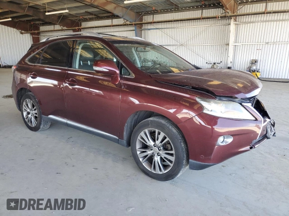 2013 Lexus RX 450h with VIN JTJBC1BA4D2064397, listed as a Copart auction lot 61994345 with 124,106 mi miles and Salvage title. Bid and sale history available at DreamBid. Image 4.