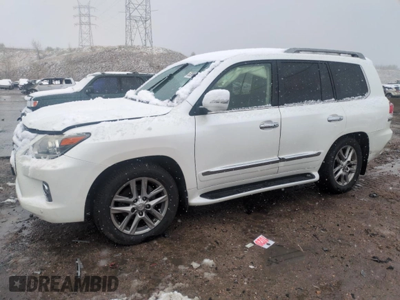 2013 Lexus LX 570 with VIN JTJHY7AX2D4101858, listed as a Copart auction lot 53908465 with 149,930 mi miles and Salvage title. Bid and sale history available at DreamBid. Image 1.