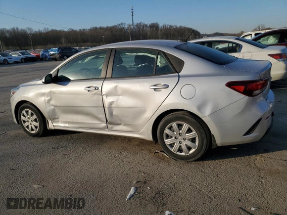 2022 Kia Rio LX with VIN 3KPA24AD3NE463594, listed as a Copart auction lot 48175795 with 22,446 mi miles and Salvage Title. Bid and sale history available at DreamBid. Image 2.