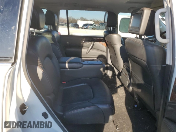2018 Nissan Armada Platinum with VIN JN8AY2NF8J9333487, listed as a Copart auction lot 46295745 with 58,876 mi miles and Salvage Title. Bid and sale history available at carsss.com. Image 11.