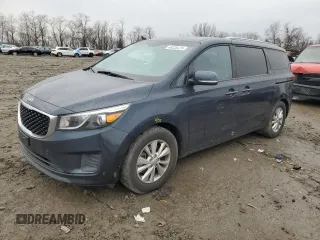 2016 Kia Sedona with VIN KNDMB5C13G6129452, listed as a Copart auction lot 46335475 with 118,617 mi miles and Salvage Title. Bid and sale history available at DreamBid. Image 1.