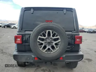 2024 Jeep Wrangler Sahara with VIN 1C4PJXEN2RW109269, listed as a Copart auction lot 47631435 with 21,130 mi miles and Salvage Title. Bid and sale history available at carsss.com. Image 6.