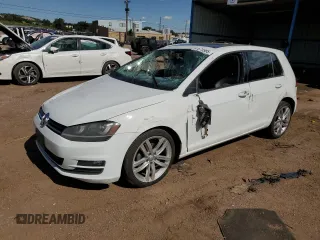 2015 Volkswagen Golf TSI S with VIN 3VW217AU5FM007917, listed as a Copart auction lot 61675985 with 112,559 mi miles and Salvage title. Bid and sale history available at DreamBid. Image 1.