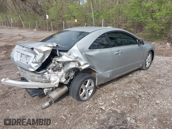 2006 Honda Civic EX with VIN 2HGFG12886H583373, listed as a IAAI auction lot 41956984 with 197,045 mi miles and . Bid and sale history available at DreamBid. Image 4.