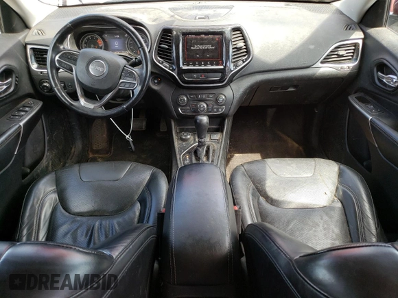 2019 Jeep Cherokee Limited with VIN 1C4PJMDX9KD231050, listed as a Copart auction lot 52769005 with 180,645 mi miles and Salvage Title. Bid and sale history available at carsss.com. Image 8.
