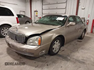 2004 Cadillac DeVille z VIN 1G6KD54Y04U119341, wystawiony jako IAAI lot #42193664 z przebiegiem 162 290 mil mil oraz . Historia ofert i sprzedaży dostępna na DreamBid. Obrazek 2.