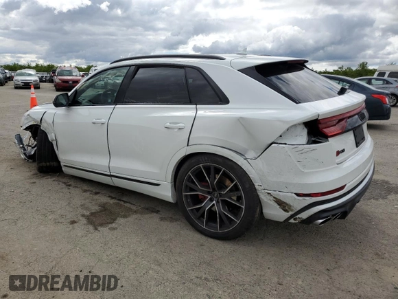 2023 Audi SQ8 Premium Plus z VIN WA1AWBF12PD004868, wystawiony jako Copart lot #47073593 z przebiegiem 4272 mil mil oraz . Historia ofert i sprzedaży dostępna na DreamBid. Obrazek 2.