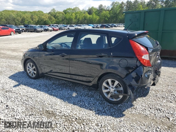 2013 Hyundai Accent SE with VIN KMHCU5AE0DU138155, listed as a Copart auction lot 52643995 with 201,082 mi miles and Salvage Title. Bid and sale history available at carsss.com. Image 2.