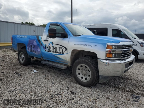 2018 Chevrolet Silverado 3500HD Work Truck with VIN 1GC3KYCG7JZ255935, listed as a Copart auction lot 69586914 with 212,833 mi miles and Salvage Title. Bid and sale history available at carsss.com. Image 4.