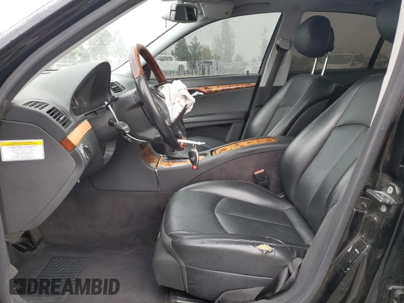 2006 Mercedes-Benz E 350 with VIN WDBUF56J76A829159, listed as a Copart auction lot 50423315 with 147,823 mi miles and Salvage Title. Bid and sale history available at DreamBid. Image 7.