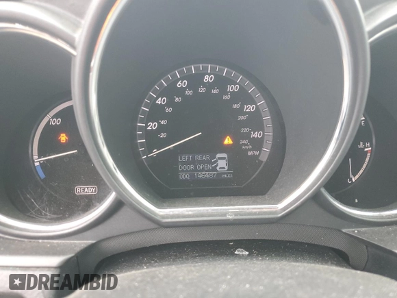 2008 Lexus RX 400h with VIN JTJHW31U382045287, listed as a Copart auction lot 54551125 with 146,487 mi miles and Salvage Title. Bid and sale history available at DreamBid. Image 9.