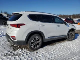 2020 Hyundai Santa Fe SEL with VIN 5NMS3CAA8LH299704, listed as a Copart auction lot 41842335 with 55,980 mi miles and Salvage Title. Bid and sale history available at carsss.com. Image 3.