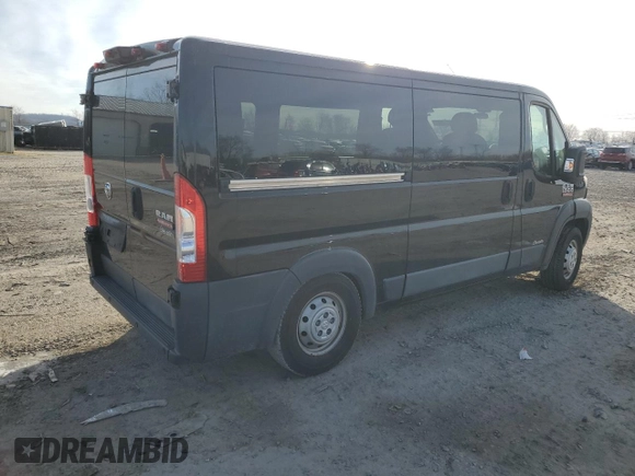 2017 Ram ProMaster Cargo with VIN 3C6TRVAG6HE548011, listed as a Copart auction lot 44714965 with 46,939 mi miles and Salvage Title. Bid and sale history available at DreamBid. Image 3.