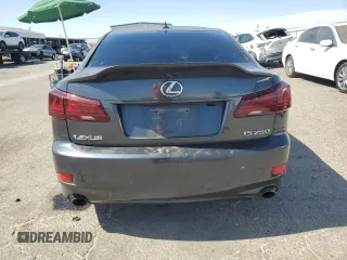 2008 Lexus IS 250 with VIN JTHBK262282078897, listed as a Copart auction lot 61847265 with 261,245 mi miles and Salvage title. Bid and sale history available at DreamBid. Image 6.