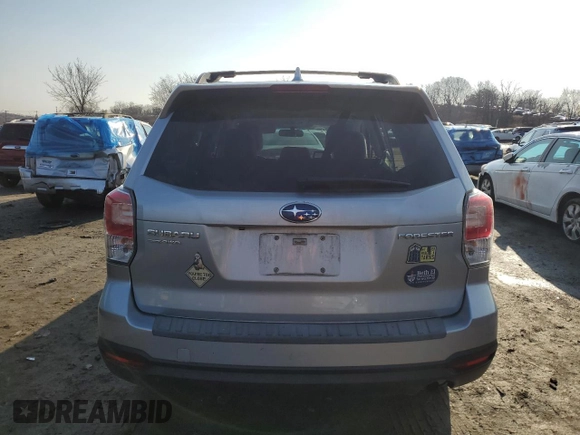 2018 Subaru Forester Premium with VIN JF2SJAEC2JH472056, listed as a Copart auction lot 43222465 with 36,385 mi miles and Salvage Title. Bid and sale history available at carsss.com. Image 6.