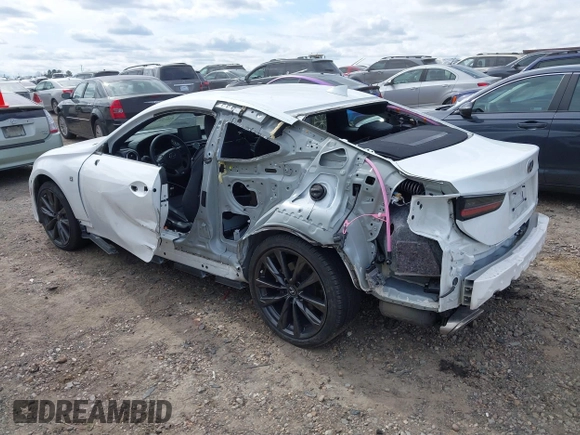 2023 Lexus RC with VIN JTHG85EC7P5007028, listed as a IAAI auction lot 41673154 with 19,876 mi miles. Bid and sale history available at carsss.com. Image 3.