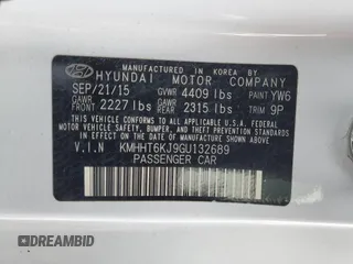 2016 Hyundai Genesis Coupe 3.8L Base with VIN KMHHT6KJ9GU132689, listed as a Copart auction lot 44062165 with 62,676 mi miles and Salvage title. Bid and sale history available at DreamBid. Image 12.