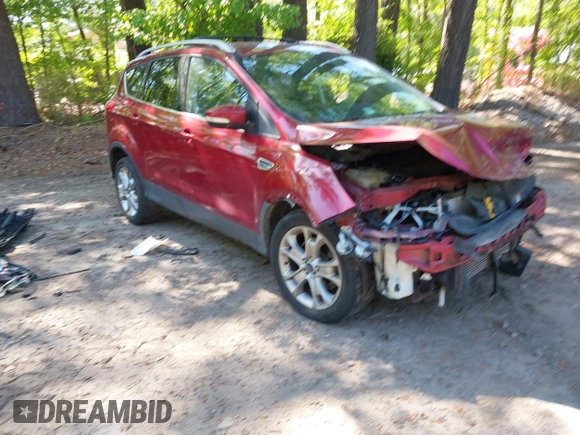 2014 Ford Escape Titanium with VIN 1FMCU9JX7EUB68165, listed as a IAAI auction lot 42141235 with 172,041 mi miles and . Bid and sale history available at DreamBid. Image 1.