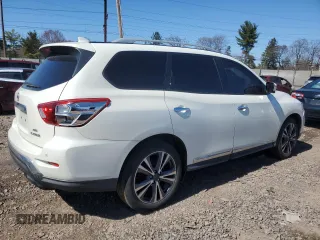 2019 Nissan Pathfinder S z VIN 5N1DR2MM7KC595961, wystawiony jako Copart lot #50716175 z przebiegiem 107 677 mil mil oraz Szkoda całkowita • Salvage title. Historia ofert i sprzedaży dostępna na DreamBid. Obrazek 3.