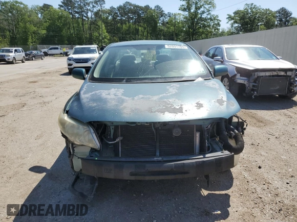 2009 Toyota Corolla with VIN 1NXBU40E29Z118164, listed as a Copart auction lot 52091785 with 117,486 mi miles and Salvage Title. Bid and sale history available at carsss.com. Image 5.