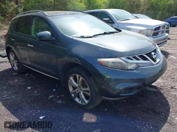 2011 Nissan Murano SL with VIN JN8AZ1MU6BW055876, listed as a IAAI auction lot 41942928 with 115,509 mi miles and . Bid and sale history available at DreamBid. Image 1.